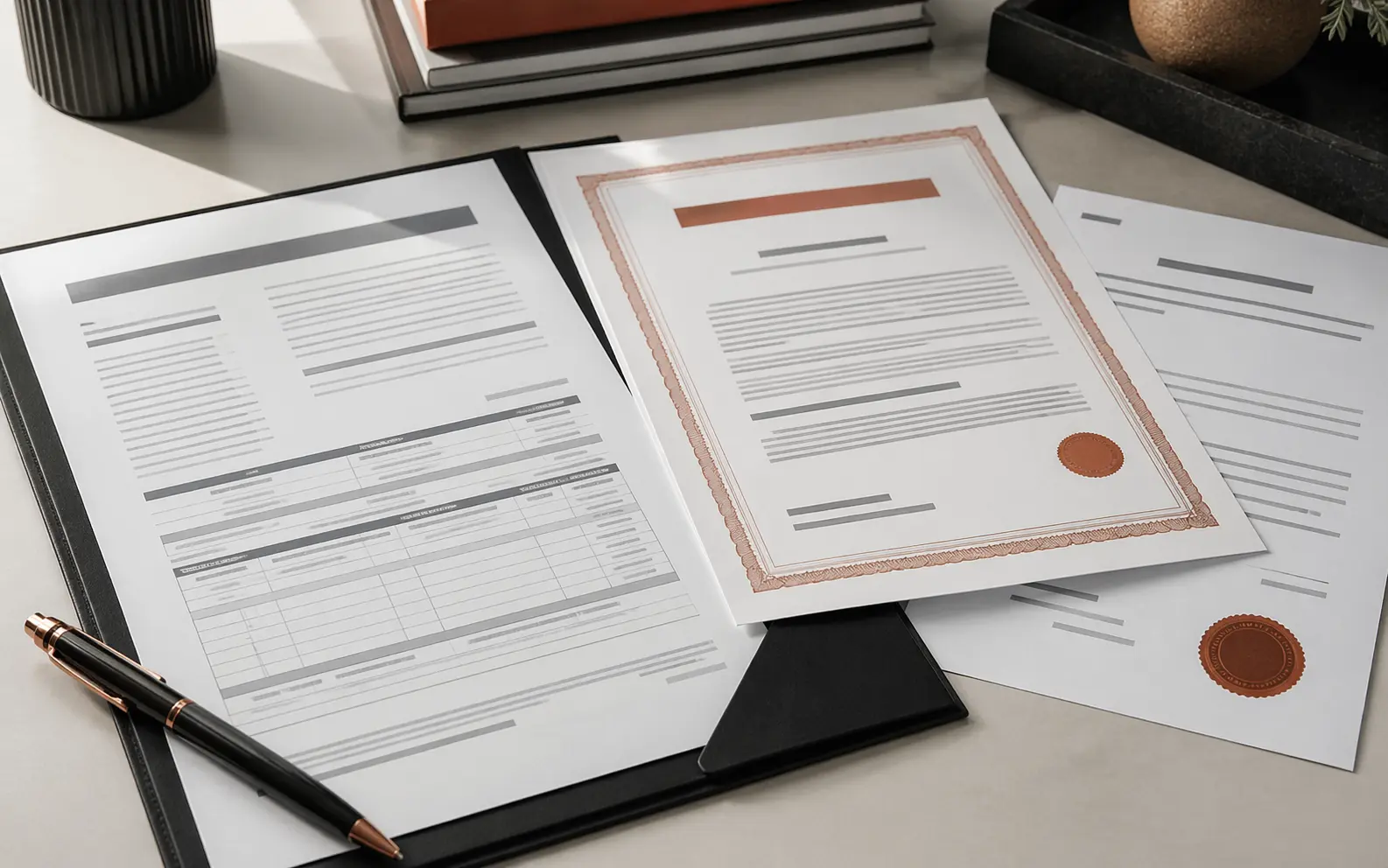 Solar UCC-1 filing documents beside Colorado home sale, title, and refinance records