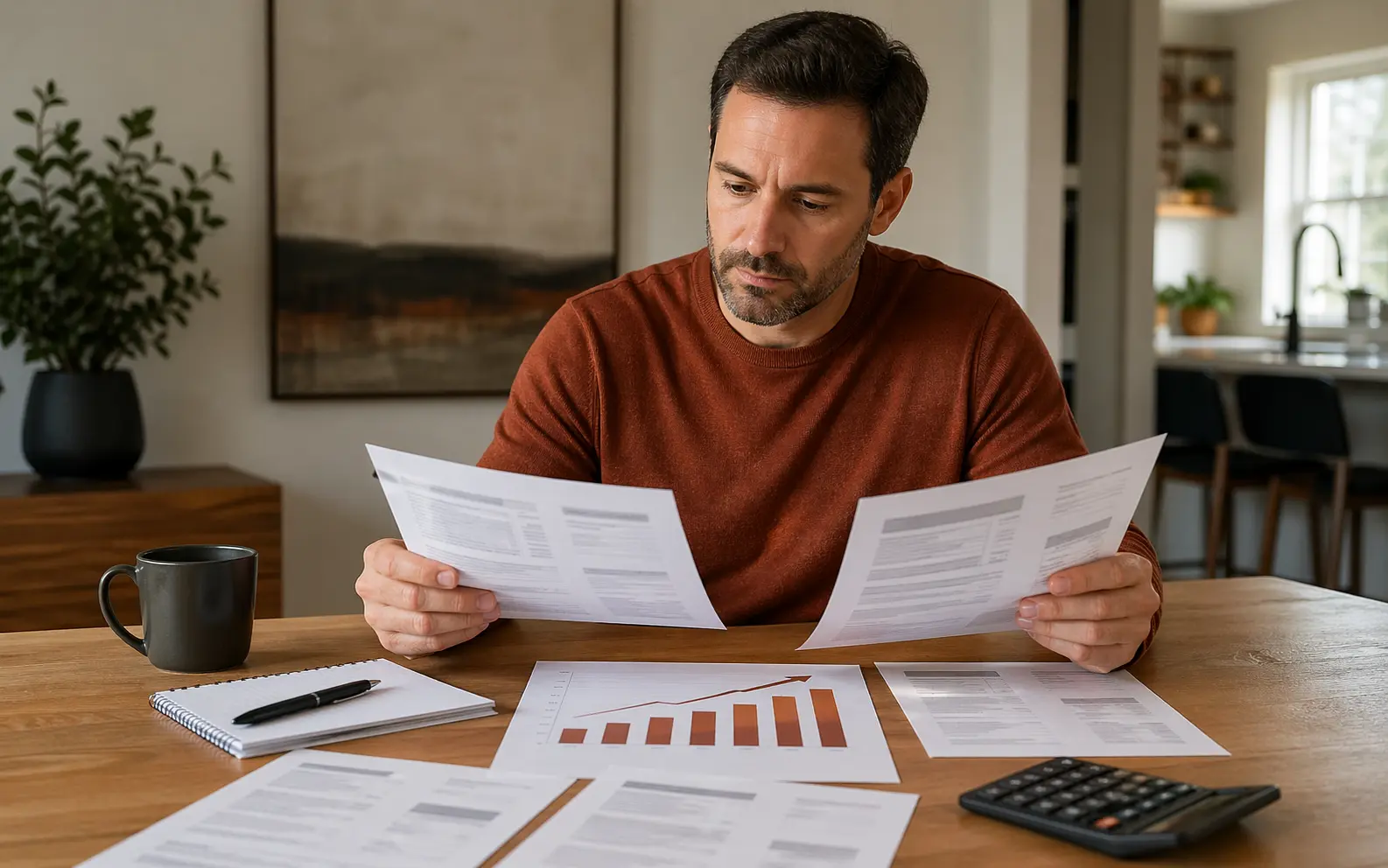 Solar payment records showing monthly costs increasing over several years