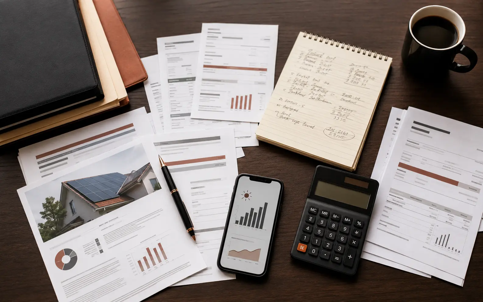 Colorado homeowner reviewing a Sunrun solar lease agreement and payment terms